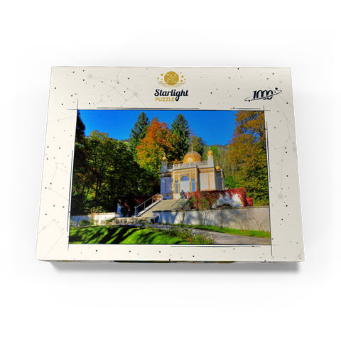 Moorish kiosk in the palace park, Linderhof Palace, Upper Bavaria 1000 Jigsaw Puzzle box view1