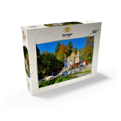 Moorish kiosk in the palace park, Linderhof Palace, Upper Bavaria 500 Jigsaw Puzzle box view1
