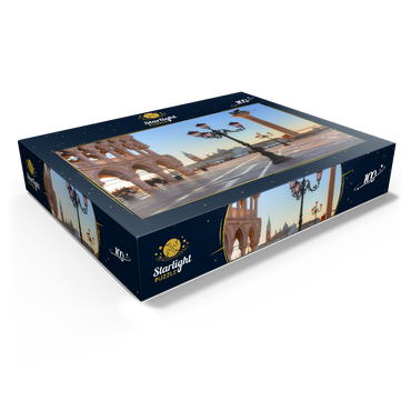 Doge's Palace and Piazzetta against San Giorgio Maggiore in morning light, Venice, Italy 100 Jigsaw Puzzle box view1