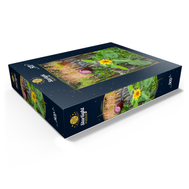 Farm garden at the forester's lodge Adlgaß in Inzell, Upper Bavaria 500 Jigsaw Puzzle box view1