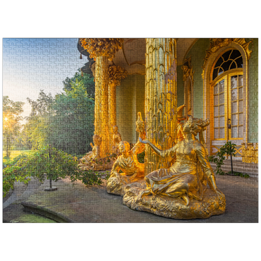 puzzleplate Rococo style garden pavilion in Sanssouci park at sunrise 1000 Jigsaw Puzzle