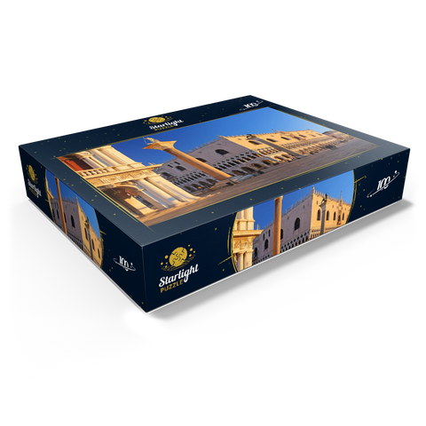 Biblioteca Nationale Marciana, Piazzetta and Doge's Palace, Venice, Italy 100 Jigsaw Puzzle box view1