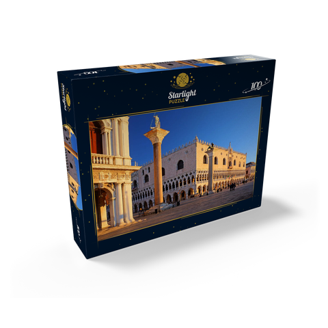 Biblioteca Nationale Marciana, Piazzetta and Doge's Palace, Venice, Italy 100 Jigsaw Puzzle box view1