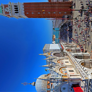 St. Mark's Square with St. Mark's Church and Campanile, Venice, Italy 100 Jigsaw Puzzle 3D Modell