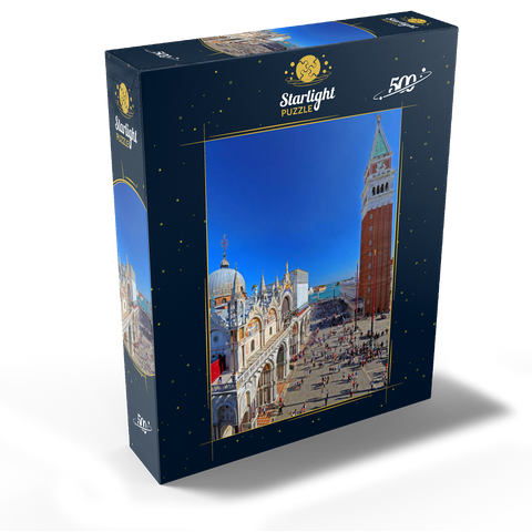St. Mark's Square with St. Mark's Church and Campanile, Venice, Italy 500 Jigsaw Puzzle box view1