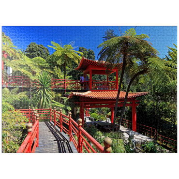 puzzleplate Japanese Pavilion, Madeira Island, Portugal 1000 Jigsaw Puzzle