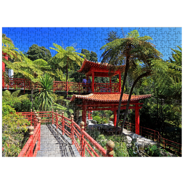 puzzleplate Japanese Pavilion, Madeira Island, Portugal 500 Jigsaw Puzzle
