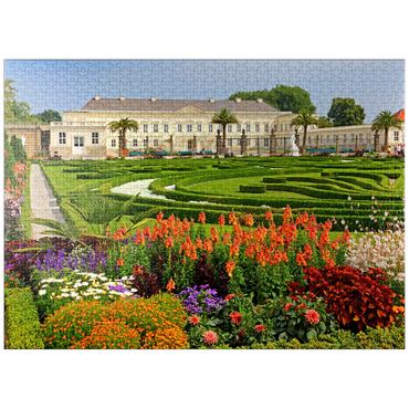 puzzleplate Palace and Baroque Garden in Herrenhausen Palace Park, Hanover 1000 Jigsaw Puzzle