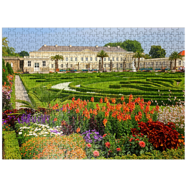 puzzleplate Palace and Baroque Garden in Herrenhausen Palace Park, Hanover 500 Jigsaw Puzzle