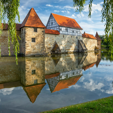 Lake weir wall, Weissenburg 1000 Jigsaw Puzzle 3D Modell