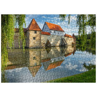 puzzleplate Lake weir wall, Weissenburg 500 Jigsaw Puzzle