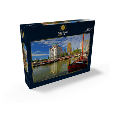 Oudehaven with the Witte Huis, Rotterdam, South Holland, Netherlands 100 Jigsaw Puzzle box view1