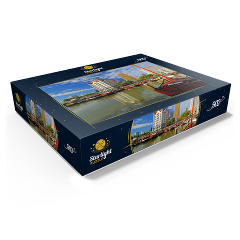 Oudehaven with the Witte Huis, Rotterdam, South Holland, Netherlands 500 Jigsaw Puzzle box view1