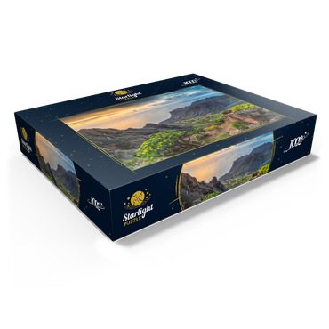 View from Arure into the Barranco of Taguluche at sunset 1000 Jigsaw Puzzle box view1
