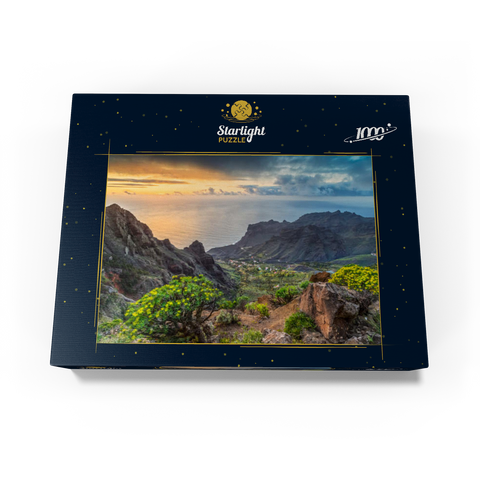 View from Arure into the Barranco of Taguluche at sunset 1000 Jigsaw Puzzle box view1