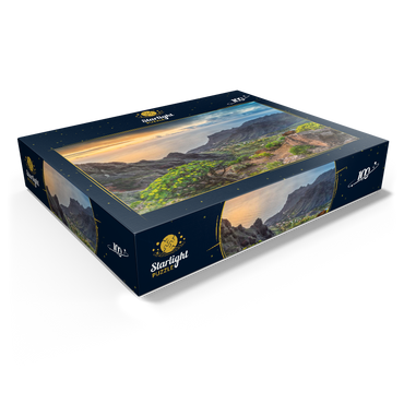 View from Arure into the Barranco of Taguluche at sunset 100 Jigsaw Puzzle box view1