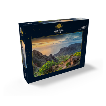 View from Arure into the Barranco of Taguluche at sunset 500 Jigsaw Puzzle box view1