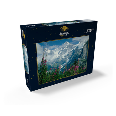 View from Mürren to Eiger, Mönch and Jungfrau, Canton Bern, Switzerland 1000 Jigsaw Puzzle box view1