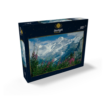 View from Mürren to Eiger, Mönch and Jungfrau, Canton Bern, Switzerland 100 Jigsaw Puzzle box view1