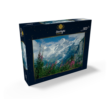 View from Mürren to Eiger, Mönch and Jungfrau, Canton Bern, Switzerland 500 Jigsaw Puzzle box view1