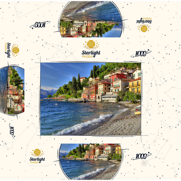 Varenna on Lake Como, Province of Lecco, Lombardy, Italy 1000 Jigsaw Puzzle box 3D Modell