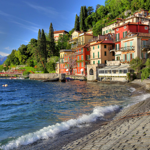 Varenna on Lake Como, Province of Lecco, Lombardy, Italy 500 Jigsaw Puzzle 3D Modell
