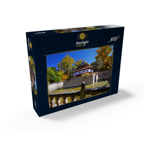 Water pavilion in the park of the Dalai Lama's summer residence, Tibet 1000 Jigsaw Puzzle box view1