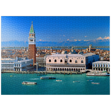 puzzleplate View to Campanile and Doge's Palace, Venice, Veneto, Italy 1000 Jigsaw Puzzle