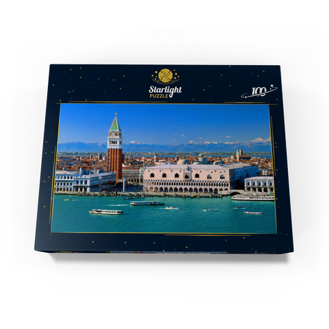 View to Campanile and Doge's Palace, Venice, Veneto, Italy 100 Jigsaw Puzzle box view1