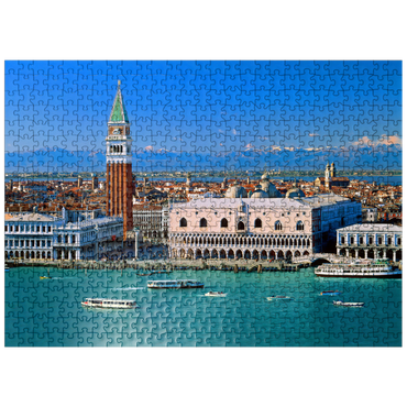 puzzleplate View to Campanile and Doge's Palace, Venice, Veneto, Italy 500 Jigsaw Puzzle