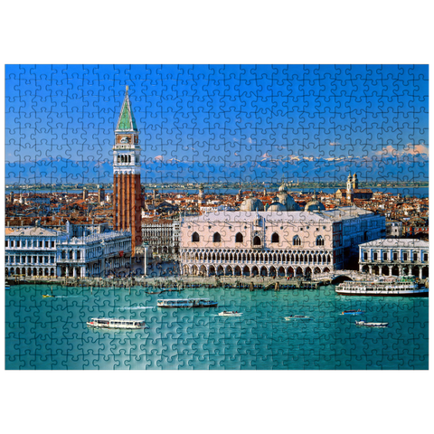 puzzleplate View to Campanile and Doge's Palace, Venice, Veneto, Italy 500 Jigsaw Puzzle