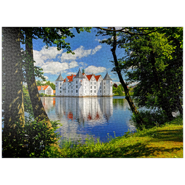 puzzleplate Glücksburg moated castle in Glücksburg 1000 Jigsaw Puzzle