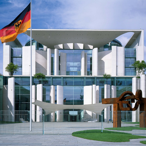 Federal Chancellery, Berlin Mitte, Germany 1000 Jigsaw Puzzle 3D Modell