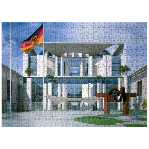 puzzleplate Federal Chancellery, Berlin Mitte, Germany 500 Jigsaw Puzzle