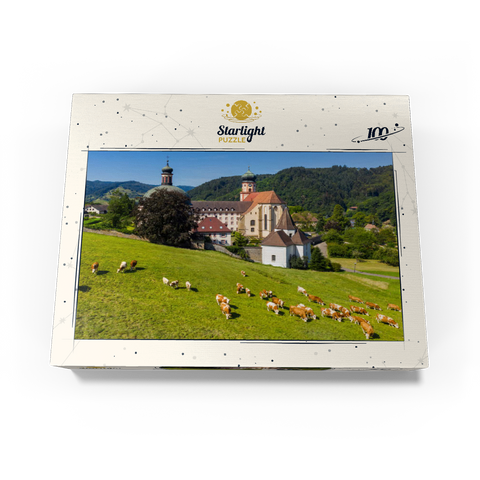 St. Trudpert Monastery in the Munster Valley in the Southern Black Forest 100 Jigsaw Puzzle box view1