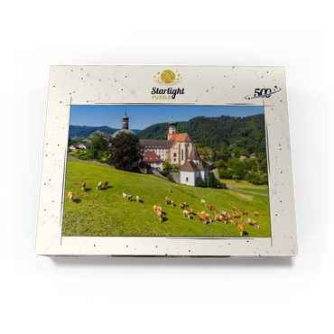 St. Trudpert Monastery in the Munster Valley in the Southern Black Forest 500 Jigsaw Puzzle box view1