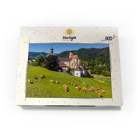 St. Trudpert Monastery in the Munster Valley in the Southern Black Forest 500 Jigsaw Puzzle box view1