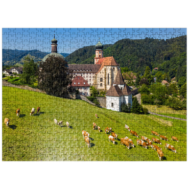 puzzleplate St. Trudpert Monastery in the Munster Valley in the Southern Black Forest 500 Jigsaw Puzzle