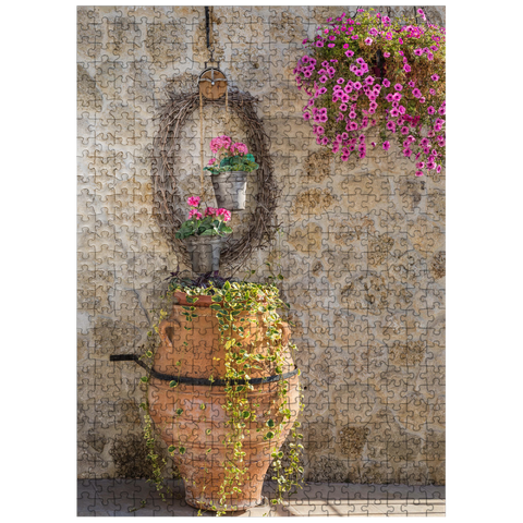 puzzleplate Amphora with flowers 500 Jigsaw Puzzle