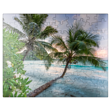 puzzleplate Evening at Anse Volbert, Praslin Island, Seychelles 100 Jigsaw Puzzle
