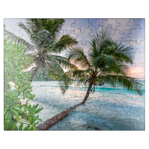 puzzleplate Evening at Anse Volbert, Praslin Island, Seychelles 100 Jigsaw Puzzle