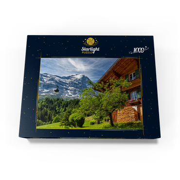 New cable car Eiger Express to the Eiger Glacier (2320m) 1000 Jigsaw Puzzle box view1
