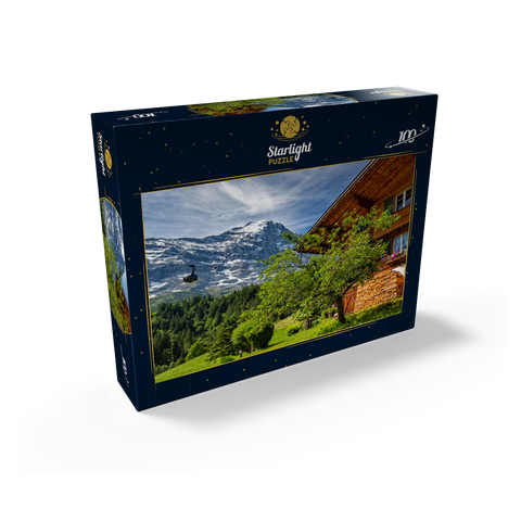 New cable car Eiger Express to the Eiger Glacier (2320m) 100 Jigsaw Puzzle box view1