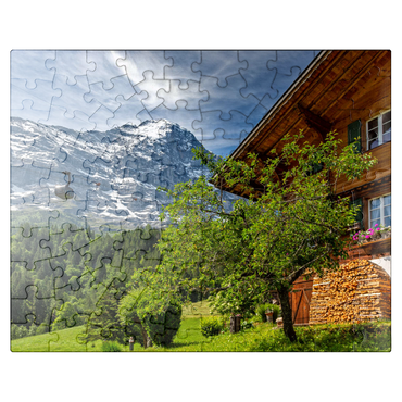 puzzleplate New cable car Eiger Express to the Eiger Glacier (2320m) 100 Jigsaw Puzzle