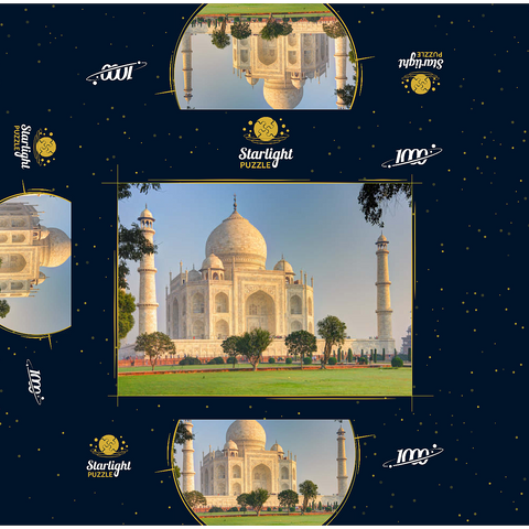Taj Mahal, Agra, Uttar Pradesh, India 1000 Jigsaw Puzzle box 3D Modell