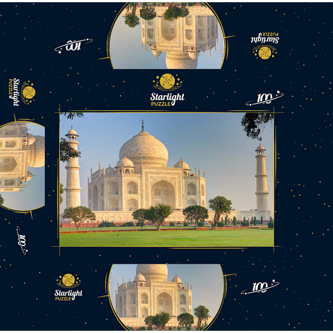 Taj Mahal, Agra, Uttar Pradesh, India 100 Jigsaw Puzzle box 3D Modell