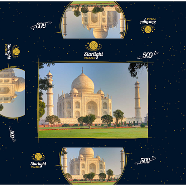 Taj Mahal, Agra, Uttar Pradesh, India 500 Jigsaw Puzzle box 3D Modell