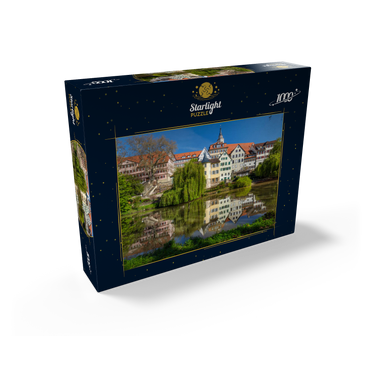 Tübingen old town with collegiate church on the Neckar river 1000 Jigsaw Puzzle box view1