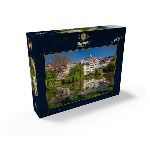 Tübingen old town with collegiate church on the Neckar river 500 Jigsaw Puzzle box view1