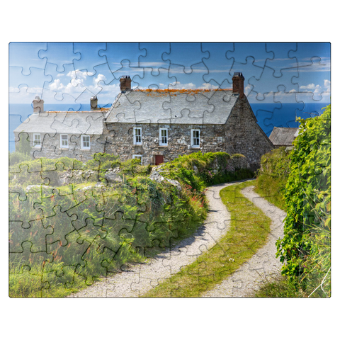 puzzleplate Way to a farmhouse at Cape Cornwall, Penwith Peninsula, Cornwall 100 Jigsaw Puzzle